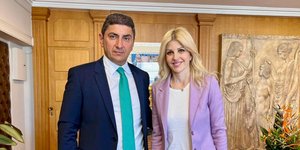 Συνάντηση Λευτέρη Αυγενάκη με Έλενα Ράπτη