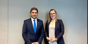 O ΥπΑΑΤ, Λευτέρης Αυγενάκης με την ομόλογό του, Mateja Čalušić