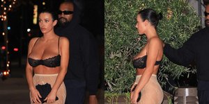 Η Μπιάνκα Σενσόρι με τον Kanye West