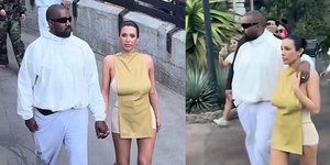 Η Μπιάνκα Σενσόρι στην Disneyland με τον Kanye West 