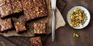 Κέικ σοκολάτα με φιστίκια