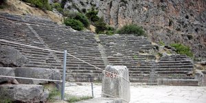 The ancient theatre of Delphi