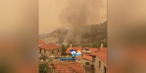 Ηλεία-φωτιά: Ενισχήθηκαν οι δυνάμεις της Πυροσβεστικής στους Σχίνους Ζαχάρως -Πνέουν ισχυροί άνεμοι στο σημείο