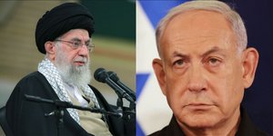 O ανώτατος ηγέτης του Ιράν, αγιατολάχ Χαμενεϊ και ο Ισραηλινός πρωθυπουργός Νετανιάχου