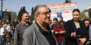 κουτσουμπας στην πορεια