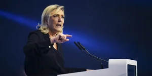 Η επικεφαλής της γαλλικής ακροδεξιάς, Μαρίν Λεπέν