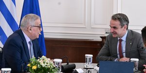 Συνάντηση Κυριάκου Μητσοτάκη με ΥΠΕΞ του Λιβάνου