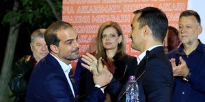 Αλέξης Χαρίτσης κα Γαβριήλ Σακελλαρίδης