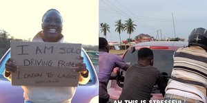 Solo ταξιδιώτισσα οδήγησε από το Λονδίνο στο Λάγος 