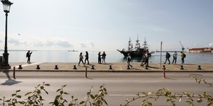 περιπατος παραλια θεσσαλονικη