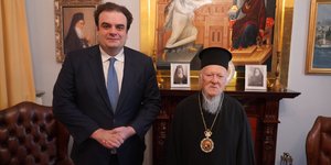 Με τον Οικουμενικό Πατριάρχη Βαρθολομαίο συναντήθηκε ο Κυρ. Πιερρακάκης