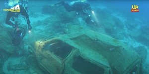 Υποθαλάσσιο νεκροταφείο αυτοκίνητων στο Σούνιο