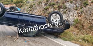 «Τούμπαρε» αγροτικό στην Κορινθία