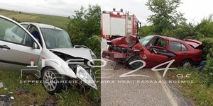 Τροχαίο δυστύχημα στις Σέρρες
