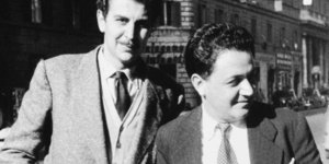 Ο Μάνος Χατζιδάκις και ο Μίκης Θεοδωράκης στην Νέα Υόρκη