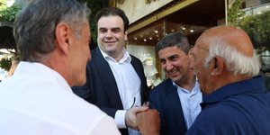 Κυριάκος Πιερρακάκης και Λευτέρης Αυγενάκης στο Ηράκλειο