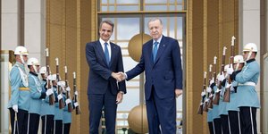 Συνάντηση Κυριάκου Μητσοτάκη με τον Ταγίπ Ερντογαν στην Αγκυρα