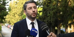 Ο Νίκος Ανδρουλάκης κάνει δηλώσεις