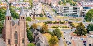 Αποψη της πόλης του Αρνεμ στην Ολλανδία