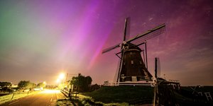 Το Βόρειο Σέλας πάνω από την Ολλανδία