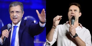 Ο Γιώργος Αυτιάς και ο Στέφανος Κασσελάκης