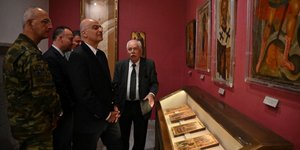 Δένδιας: Επίσκεψη σε Ψέριμο, Λειψούς και Πάτμο -«Οφείλουμε να προστατεύουμε τα σύνορα της πατρίδας μας»