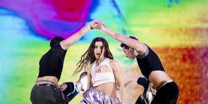 Η Μαρίνα Σάττι στη σκηνή της Eurovision 2024