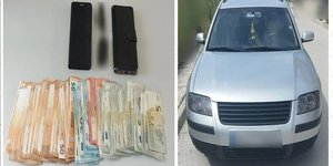 Χρήματα, κινητά κι αυτοκίνητο κατασχέθηκαν κατά τη σύλληψη του 54χρονου