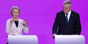 Φον ντερ Λάιεν στο debate για Κομισιόν: Να ενισχύσουμε την αμυντική βιομηχανία, όπως πρότεινε ο Μητσοτάκης
