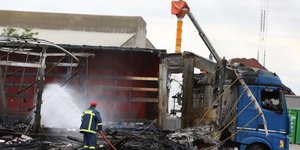 Φωτιά σε φορτηγό