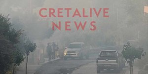 Φωτιά σε οικισμό στο Ηράκλειο Κρήτης