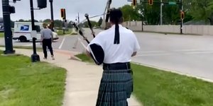 Μουσικός με γκάιντα