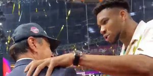 Έργκιν Αταμάν και Γιάννης Αντετοκούνμπο 