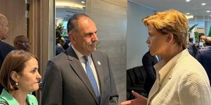 O Γιώργος Γεραπετρίτης στις Βρυξέλλες