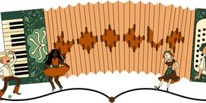Google Doodle, ακορντεόν 
