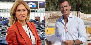 Η Ιταλίδα ευρωβουλευτής Φραντσέσκα Ντονάτο και ο σύζυγός της Άντζελο Ονοράτο