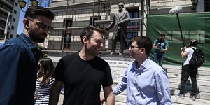 Ο Στέφανος Κασσελάκης στην Τρίπολη