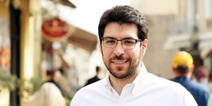 Ο υποψήφιος ευρωβουλευτής ΠΑΣΟΚ Λευτέρης Καρχιμάκης