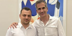 Πέτρος Μπελέρης και Κώστας Μπακογιάννης