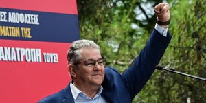 Στον Κολωνό ο Δ. Κουτσούμπας: Ισχυρό ΚΚΕ για να πάρουν κυβέρνηση και ΕΕ μήνυμα αντίστασης