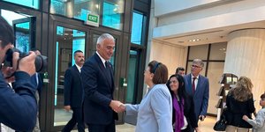 H Λίνα Μενδώνη υποδέχεται τον Τούρκο υπουργό Πολιτισμού