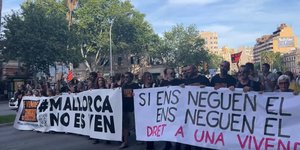 Διαδήλωση κατά του μαζικού τουρισμού στη Μαγιόρκα