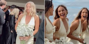 Η Μάργκοτ Ρόμπι έγινε παράνυμφος στον γάμο μιας παιδικής της φίλης από το Κουίνσλαντ