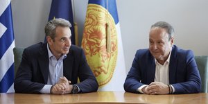 Συνάντηση Αγγελούδη Μητσοτάκη στη Θεσσαλονίκη