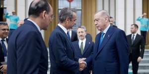 Συνάντηση Μητσοτάκη-Ερντογάν στην Άγκυρα