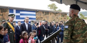 Στη Χίο ο Κυριάκος Μητσοτάκης