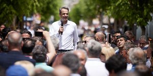 Περιοδεία Κυριάκου Μητσοτάκη στο Αγρίνιο