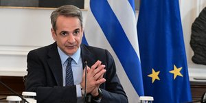 Ο Κυριάκος Μητσοτάκης στο υπουργικό συμβούλιο