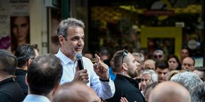 Ο πρωθυπουργός, Κυριάκος Μητσοτάκης στον Πύργο 