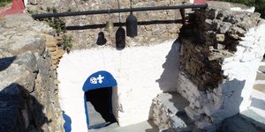 Άποψη του Ι.Ν. Αγίου Ζαχαρία στη Μερικιά της Λέρου